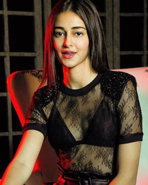 ananya pandey smiles bikini 
