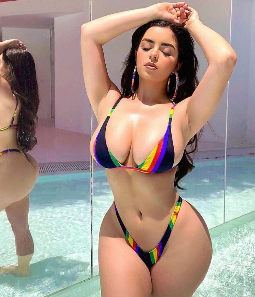 demi rose looks bikini 